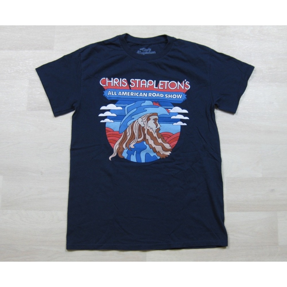 Chris Stapleton All American Road Show 2024 Tour T-Shirt Mens (S) Country Music